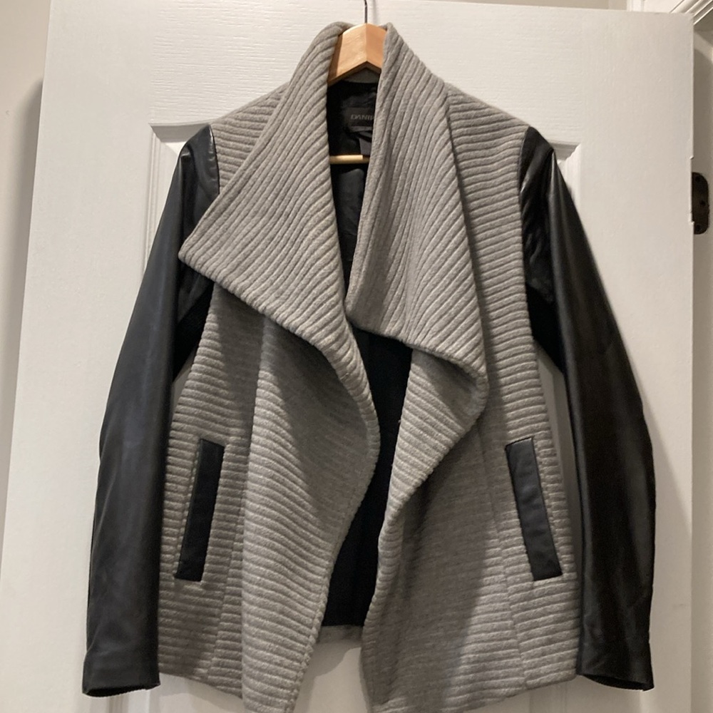Danier wool / genuine leather coat